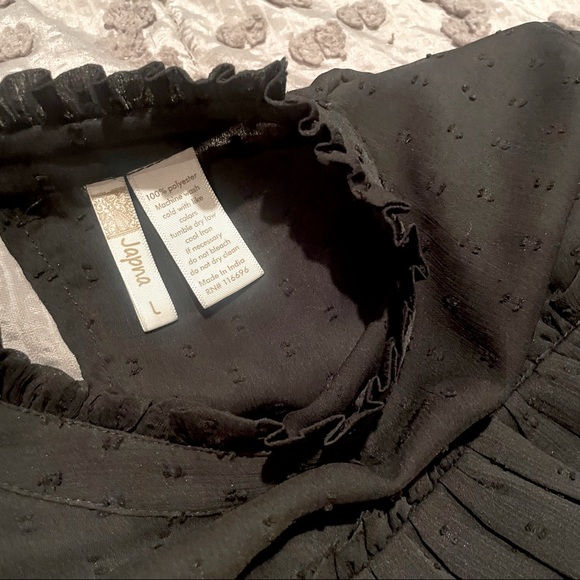 Choker sheer polka dot blouse - Picture 3 of 5